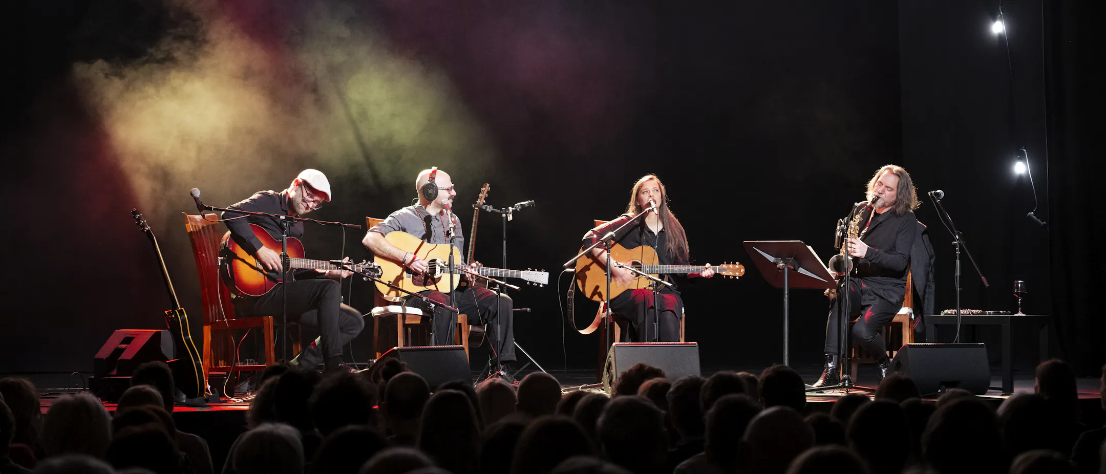 Read more about the article KONCERT ŠTIRIH – Severa Gjurin, Rudi Bučar, Vasko Atanasovski, Dejan Lapanja