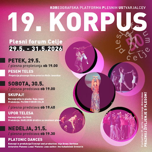 19. KORPUS- KOReografskaplatforma Plesnih Ustvarjalcev